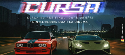 Filmul românesc "Cursa" se lansează în cinematografe pe 24 octombrie, inclusiv în format 4DX